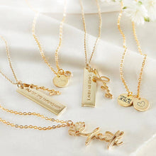 Load image into Gallery viewer, Wildflower Faith Necklace
