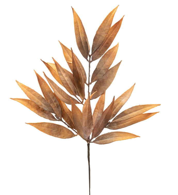 Brown / Orange Fall Leaves Spray