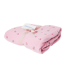 Load image into Gallery viewer, Cherry Swaddle Blanket: Adult (57" x 72")

