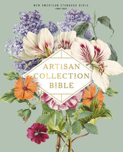 Load image into Gallery viewer, NASB Artisan Collection Bible, Leathersoft, Sage Floral
