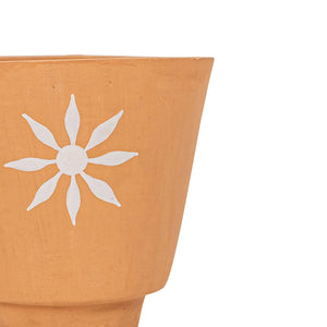 Floret Terracotta Planter w/Saucer