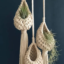Load image into Gallery viewer, Macrame Airplant Holder
