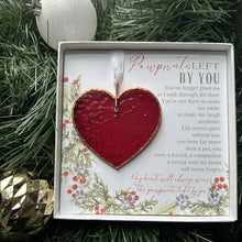 Load image into Gallery viewer, Pawprints Left By You Pet Memorial Christmas Ornament 7750
