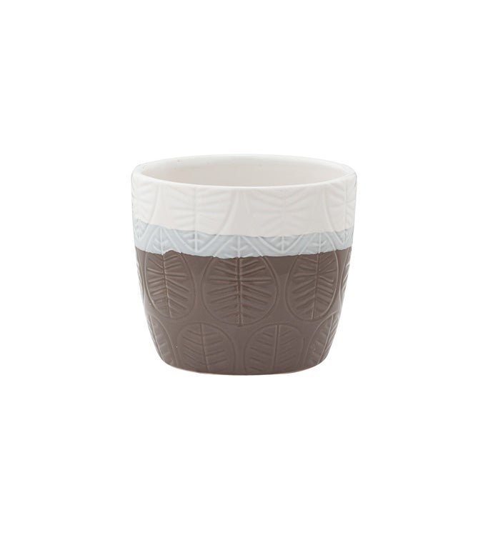 Leaf Embossed Planter