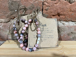 Cross Stone Bracelet