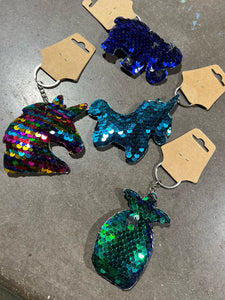 Sequin Kids' Keychain/Zipper Pulls