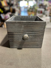 Load image into Gallery viewer, Square Wooden Drawer Planter
