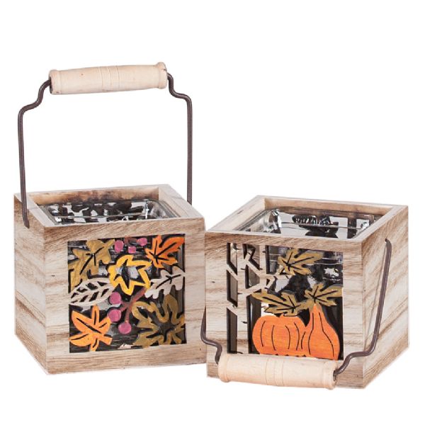 Wooden cutout with handle - Assorted