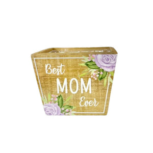 Best Mom Ever Wooden Planter