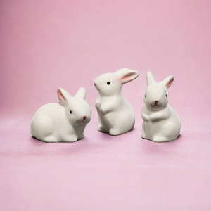 Mini Porcelain Bunnies - Assorted