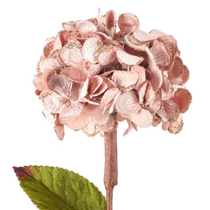 Rose Gold Hydrangea - 17"