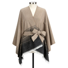 Load image into Gallery viewer, Tie Waist Stripe Wrap -51x30in
