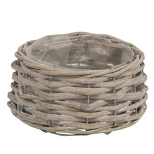 Load image into Gallery viewer, Graywashed Willow Planter - Small
