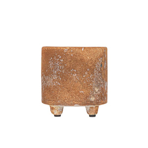 Griffin Footed Planter Rust