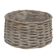 Load image into Gallery viewer, Graywashed Willow Planter - Small
