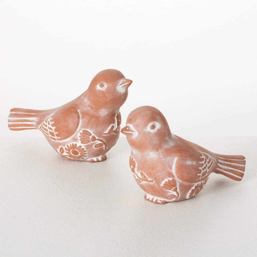 TERRACOTTA BIRD FIGURINE
