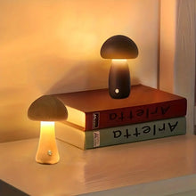 Load image into Gallery viewer, Dimmable LED Mushroom Table Lamp - 6.5&quot; - assorted
