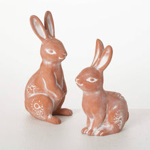 Load image into Gallery viewer, TERRACOTTA RABBIT FIGURINE
