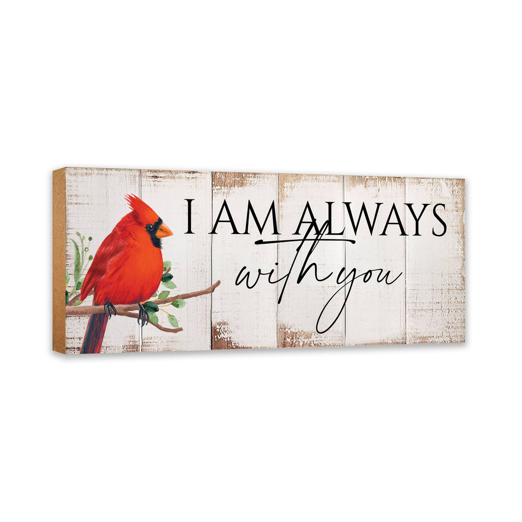 Cardinal Home Decor: I Am Always With You Shelf Sitter