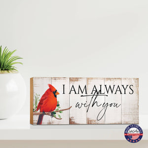 Cardinal Home Decor: I Am Always With You Shelf Sitter