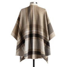 Load image into Gallery viewer, Plaid Reversible Camel Wrap - 46x70in
