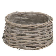 Load image into Gallery viewer, Graywashed Willow Planter - Small
