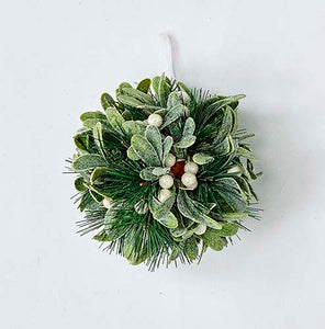Mistletoe and Pine Kissing Ball