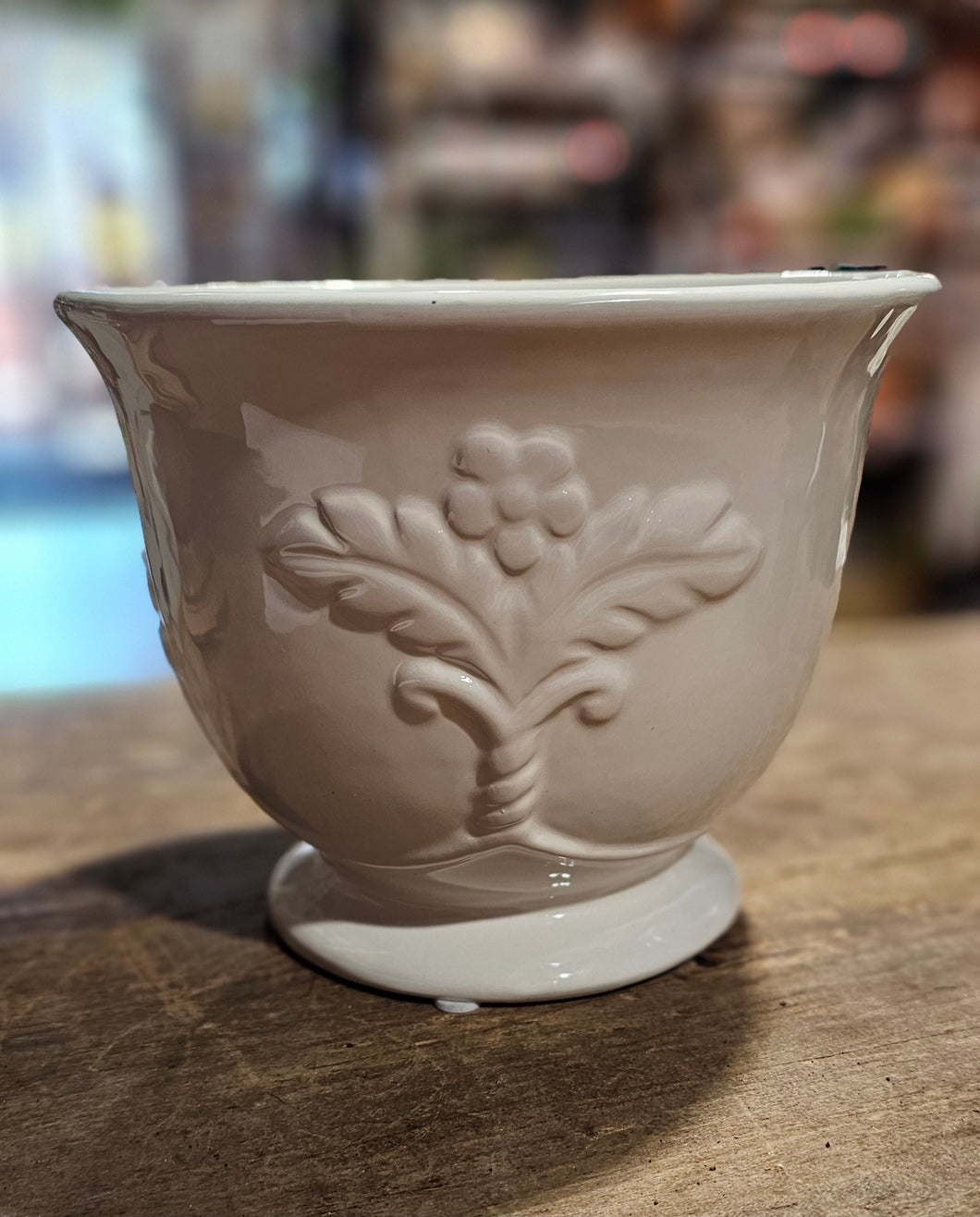 White Urn Planter