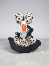 Load image into Gallery viewer, Desk Goose Outfit - Dress w/ Pearls &amp; Hat or bow
