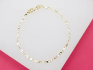 Heart Bracelet, 18K Gold Filled