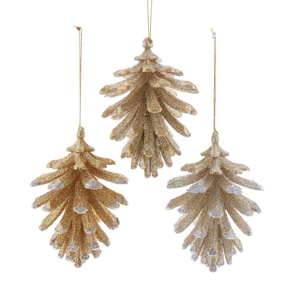 Golden Pinecone Ornament - Kurt Adler