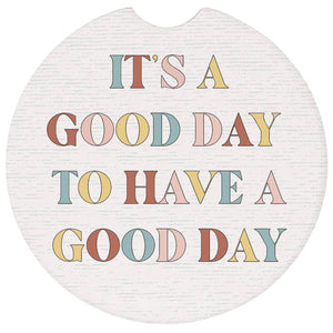 Good Day Colorful - Car Coasters