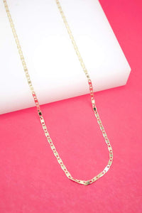 Mariner Chain, Gold Filled Diamond Cut 16"