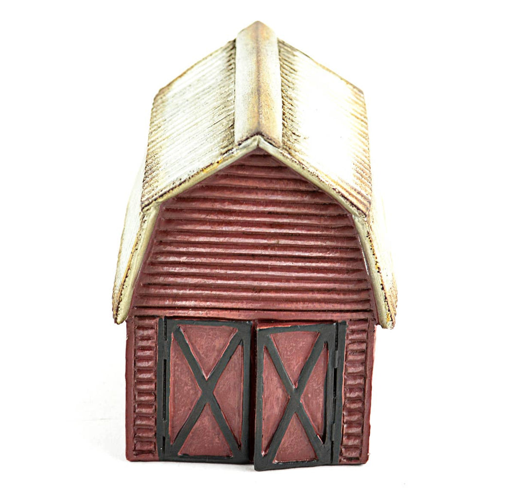 4.25” Miniature Garden Red Barn