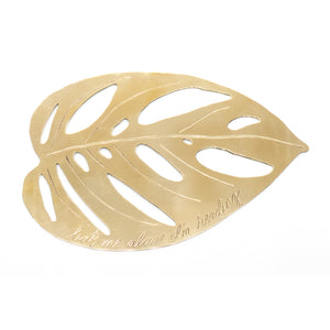 Bookmark - Monstera Adansonii Brass