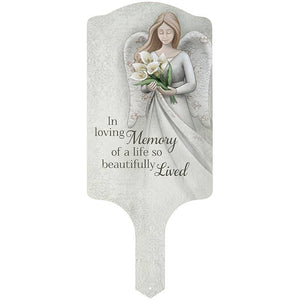 "Beautifully Lived" Garden Stake