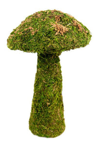 Deco Moss Mushroom Planter 11"