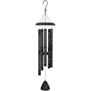 Remembering You 44" Black Sonnet Chimes