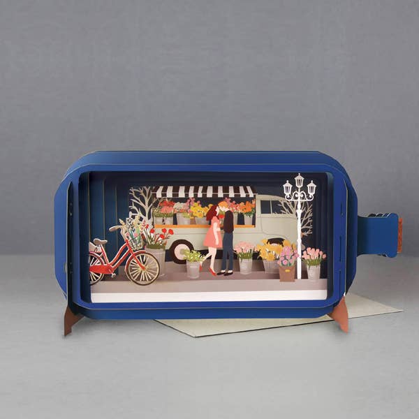 Message in a Bottle Pop Up Card Mib132