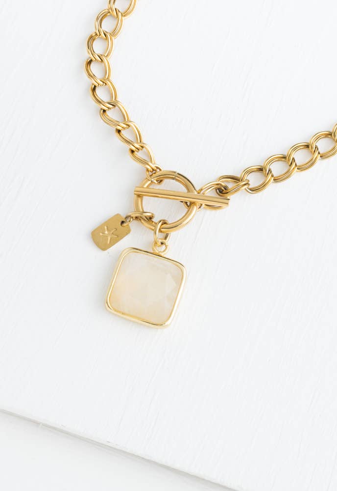 Abundant Hope Necklace in Mother of Pearl