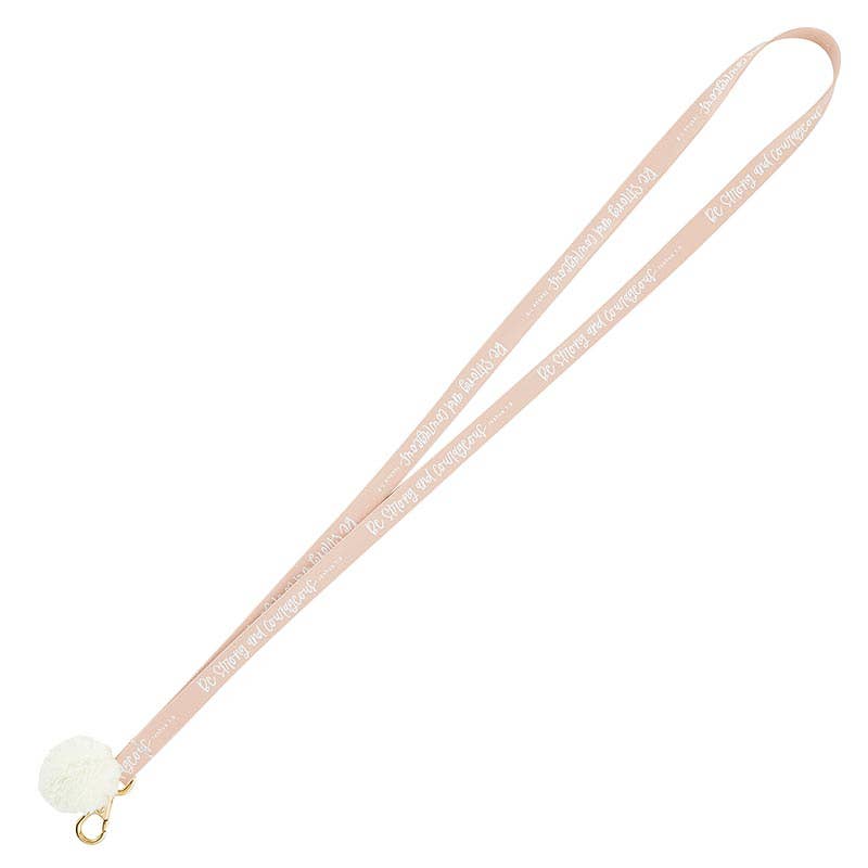 Be Strong & Courageous Lanyard
