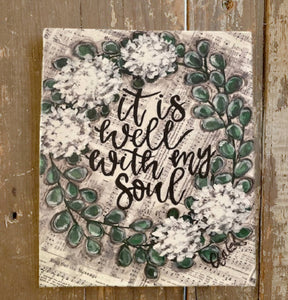 It Is Well With My Soul, Canvas