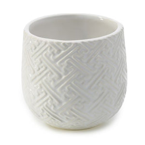 White Kabasa Pot