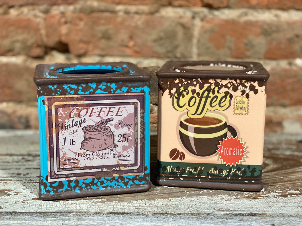 Coffee Tin Planter