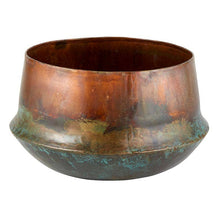 Load image into Gallery viewer, Copper Blue Planter Large

