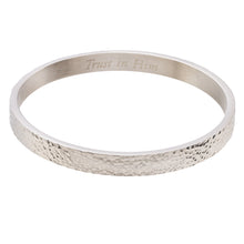 Load image into Gallery viewer, Trust in Him Bangle Bracelet
