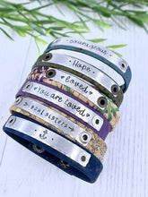 Load image into Gallery viewer, Create Hope Cuffs Cork Bracelet
