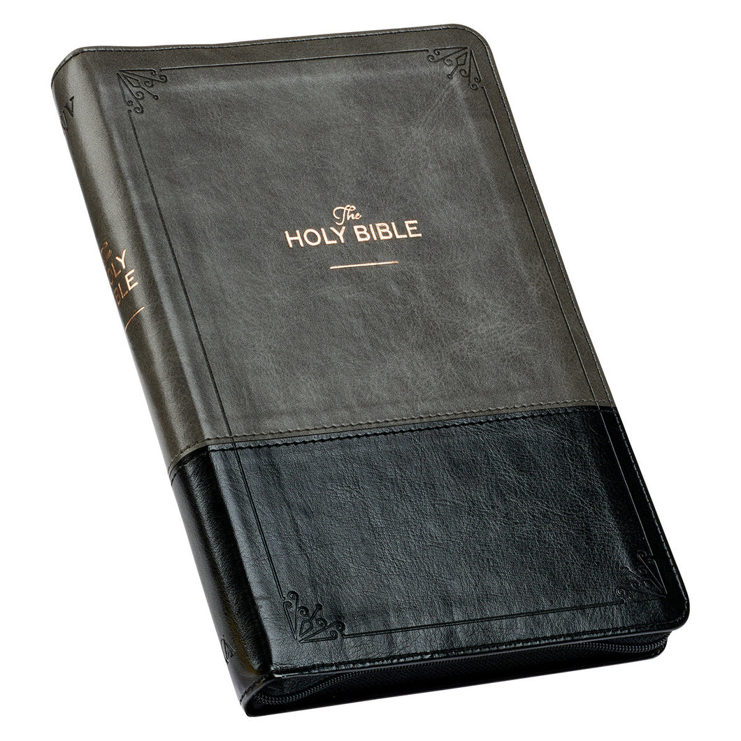 Gray Two Toned Bible
