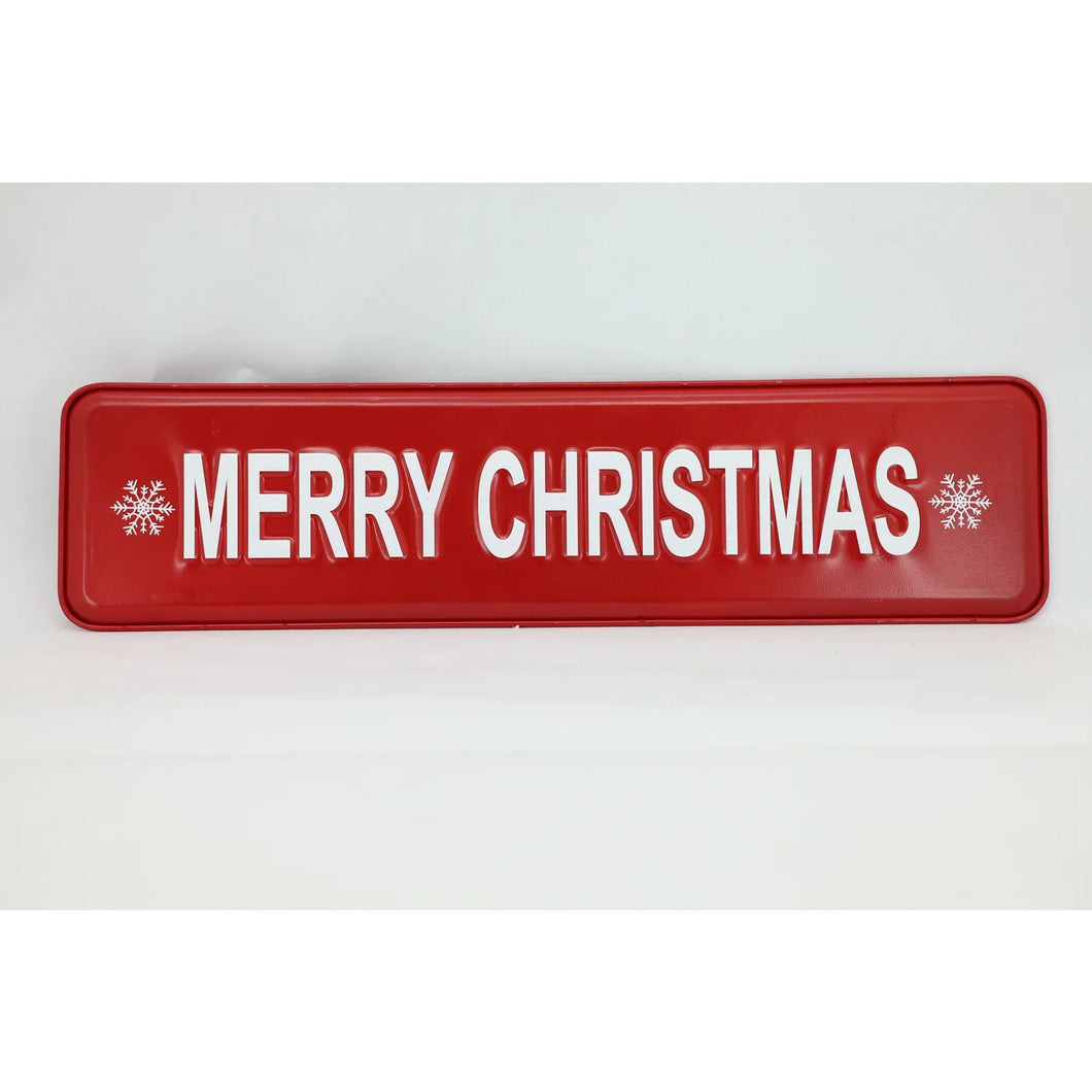 North Pole Sign 27.6X0.8X5.9IN METAL PLAQUE