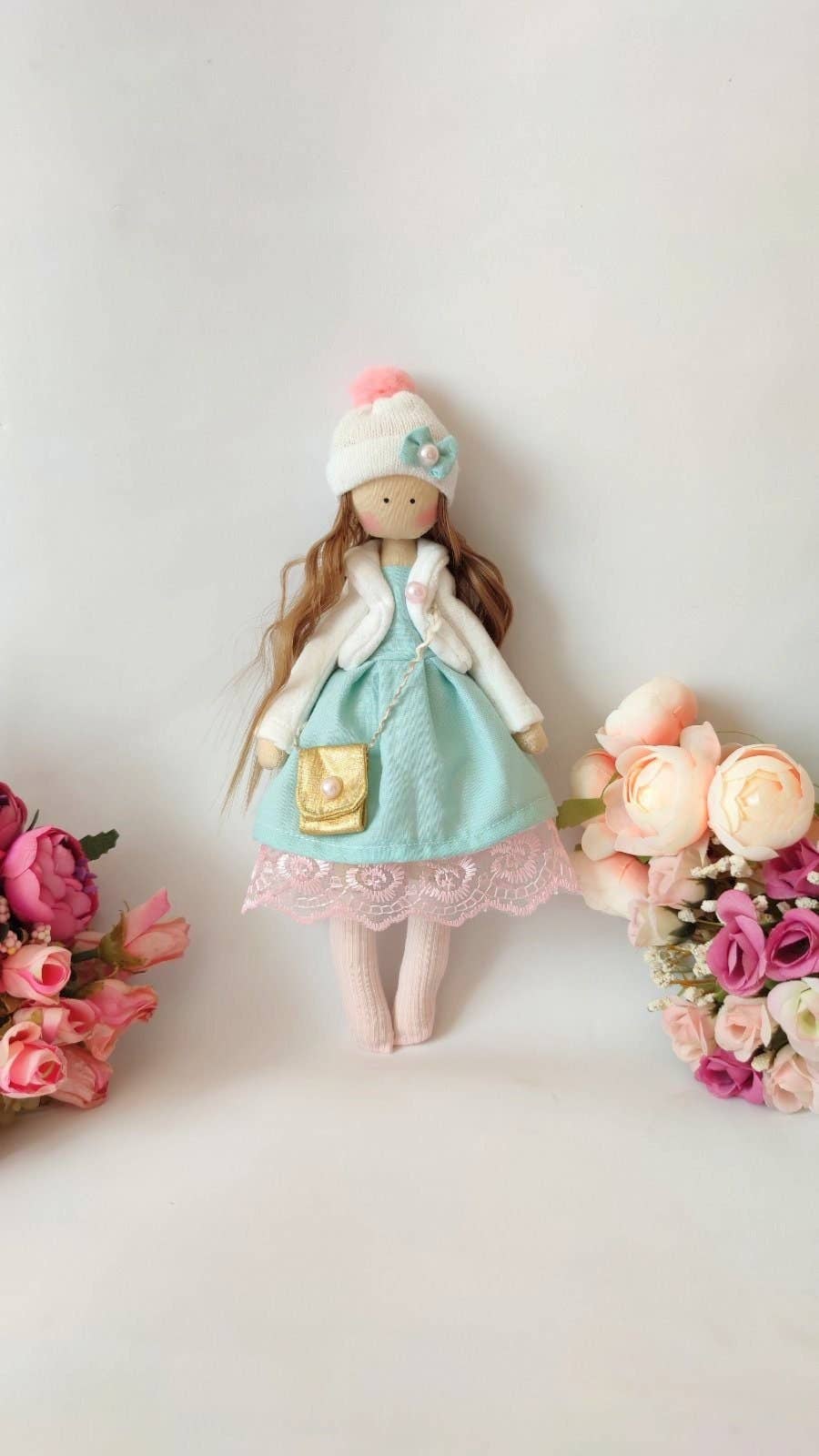 Rag Doll, Stuffed Doll, Toddler Girl Gift, Ballerina Toy, Creative Fabric Doll, Perfect Gift, Textile Doll, Cloth Doll, Fairy Doll,Ooak Doll